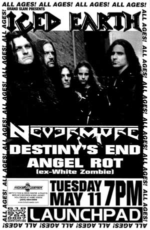 Iced Earth 1998 tour