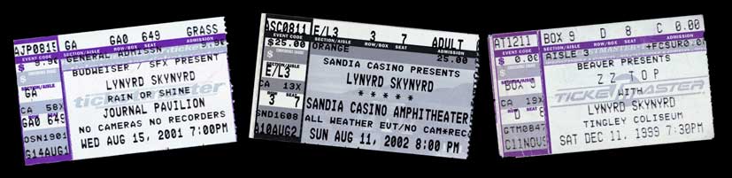 Skynyrd Tix