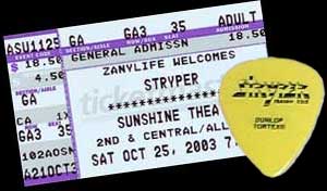 Ticket stub 2003